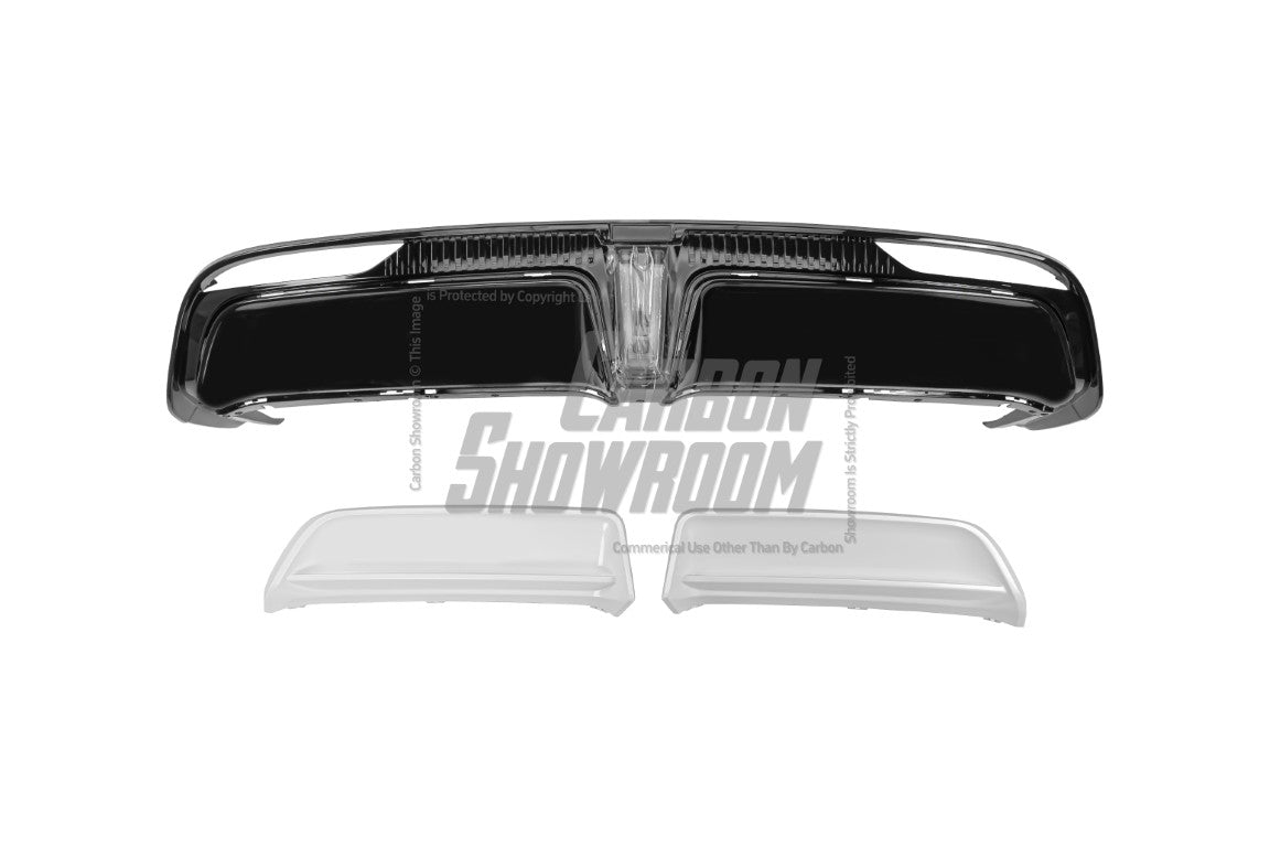 Tesla Model 3 Highland / Performance 2024-ON with Aftermarket Parts - V2 Style Rear Diffuser & Canards PP from Yofer.co