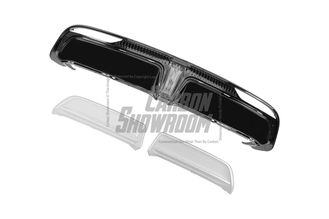 Tesla Model 3 Highland / Performance 2024-ON with Aftermarket Parts - V2 Style Rear Diffuser & Canards PP from Yofer.co