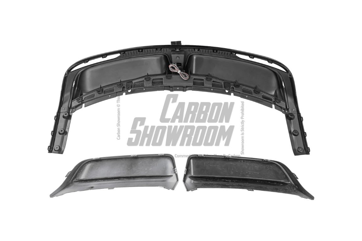 Tesla Model 3 Highland / Performance 2024-ON with Aftermarket Parts - V2 Style Rear Diffuser & Canards PP from Yofer.co