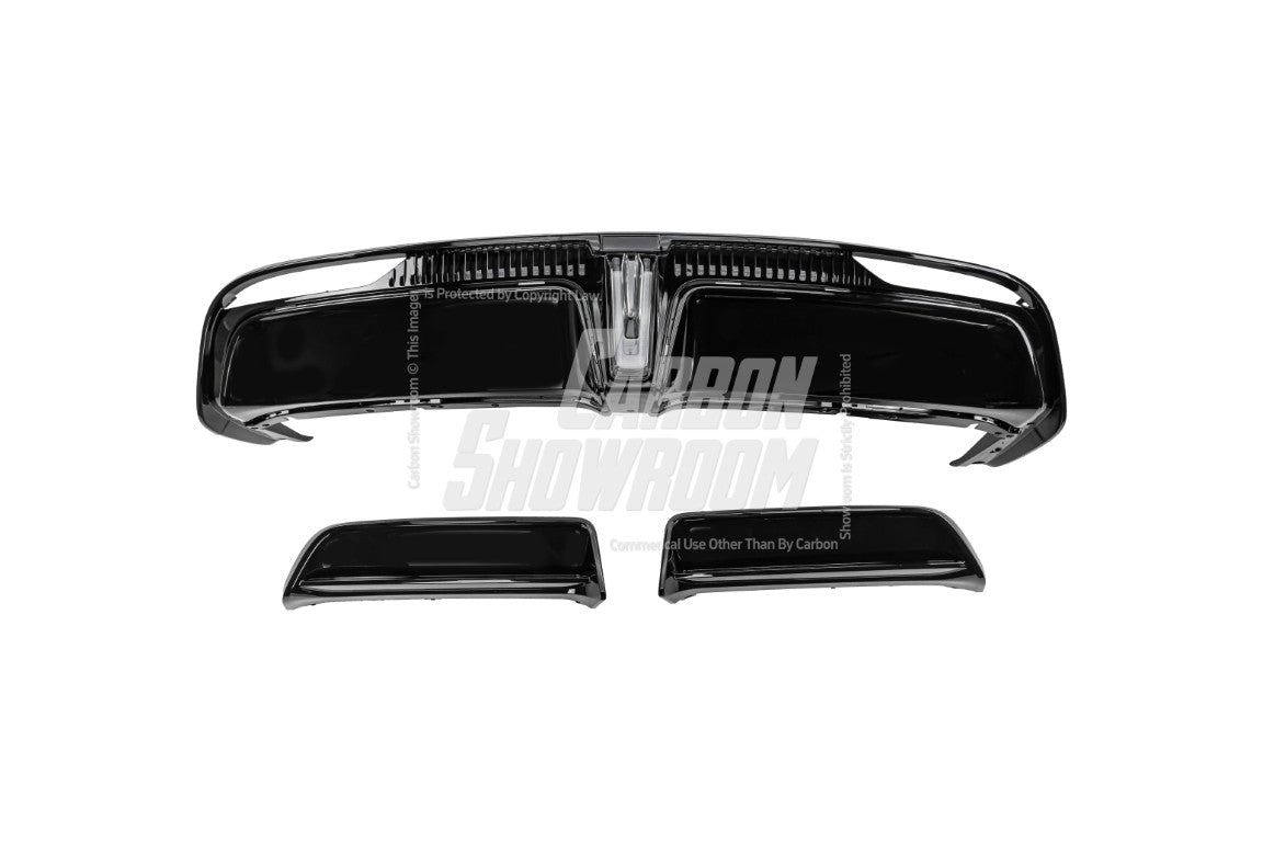 Tesla Model 3 Highland / Performance 2024-ON with Aftermarket Parts - V2 Style Rear Diffuser & Canards PP from Yofer.co