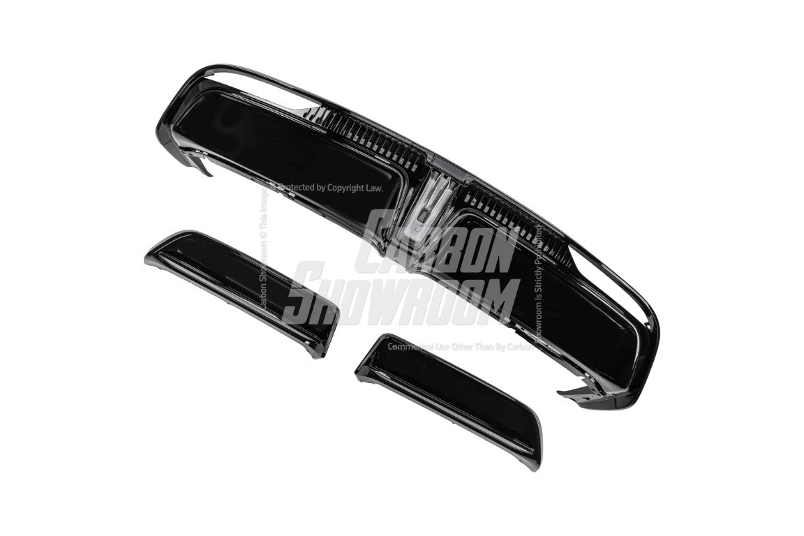 Tesla Model 3 Highland / Performance 2024-ON with Aftermarket Parts - V2 Style Rear Diffuser & Canards PP from Yofer.co