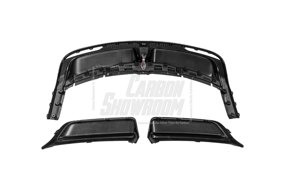 Tesla Model 3 Highland / Performance 2024-ON with Aftermarket Parts - V2 Style Rear Diffuser & Canards PP from Yofer.co