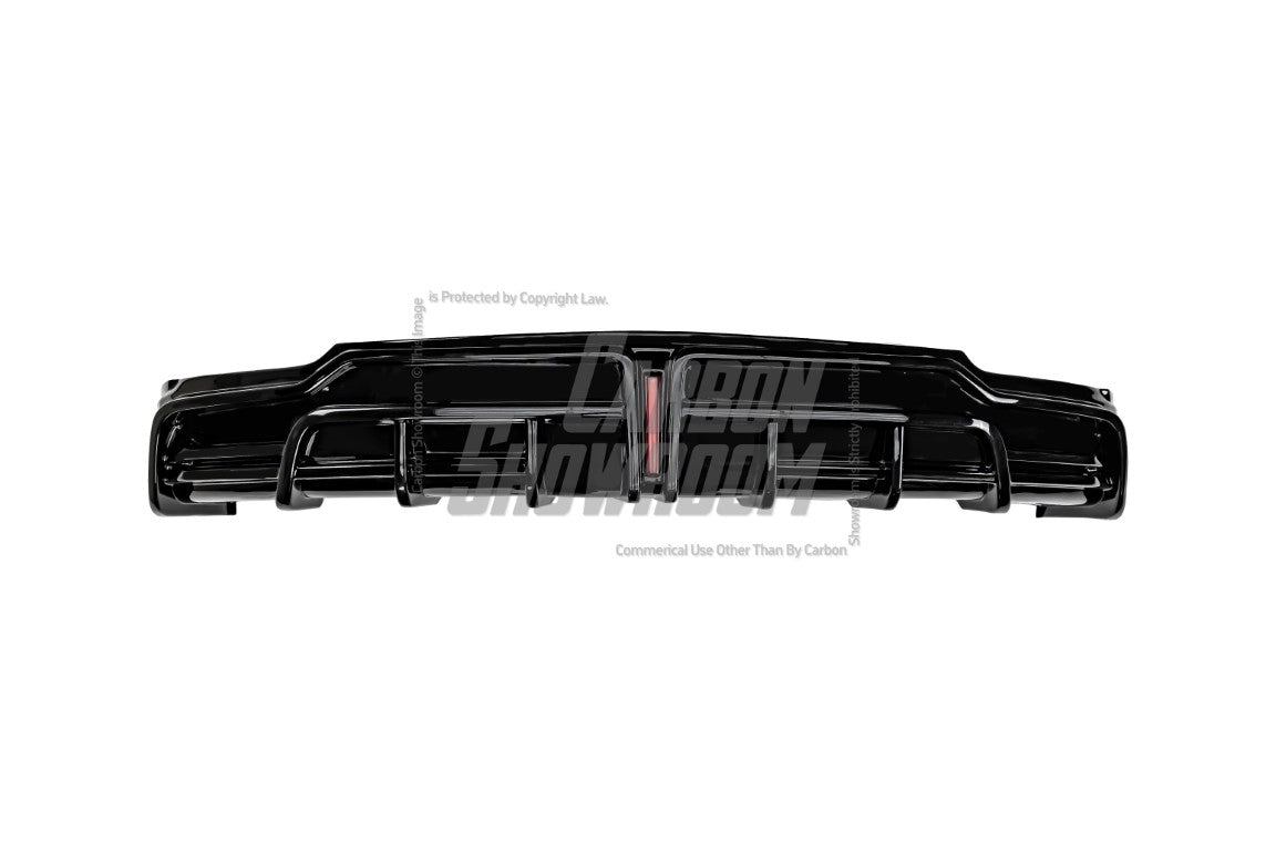 Tesla Model 3 / Performance 2017 2018 2019 2020 2021 2022 2023 with Aftermarket Parts - Rear Diffuser PP from Yofer.co