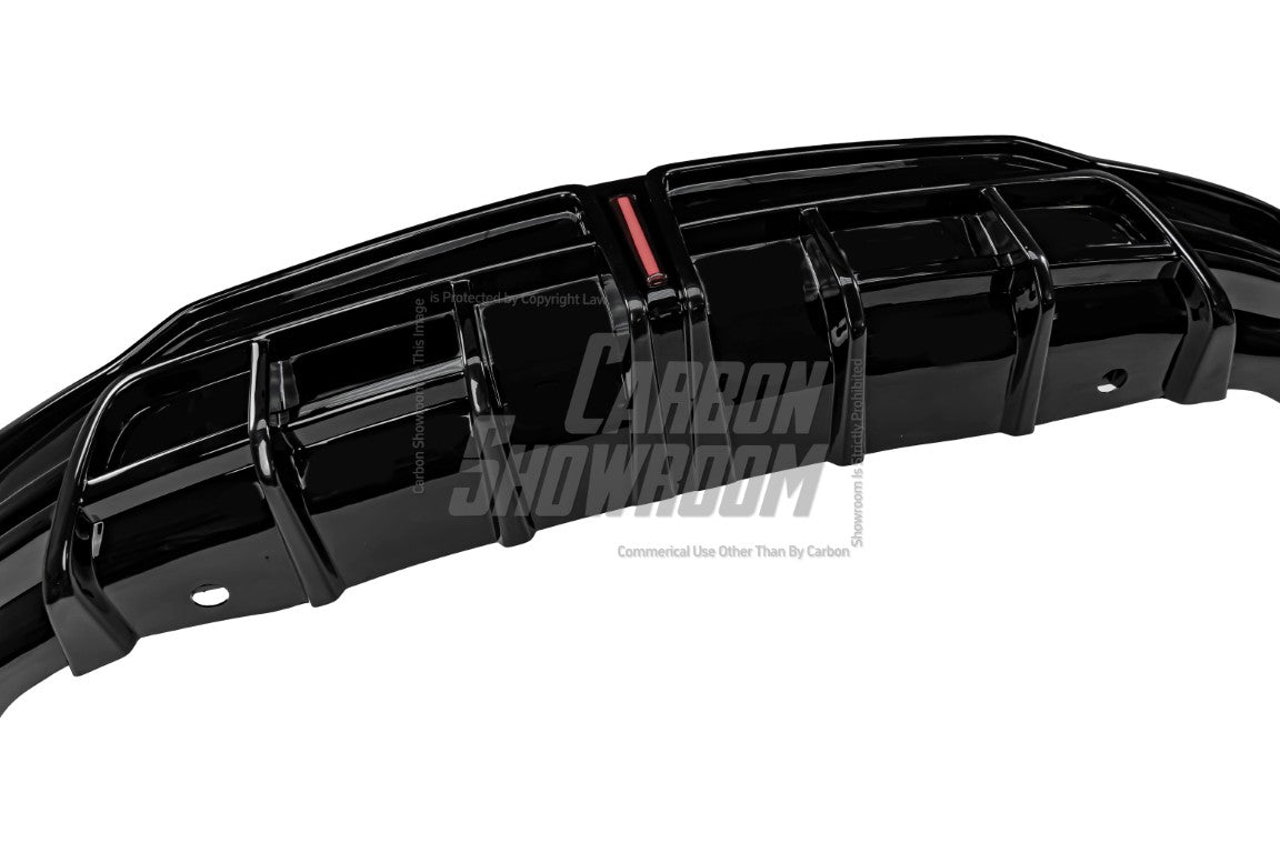 Tesla Model 3 / Performance 2017 2018 2019 2020 2021 2022 2023 with Aftermarket Parts - Rear Diffuser PP from Yofer.co