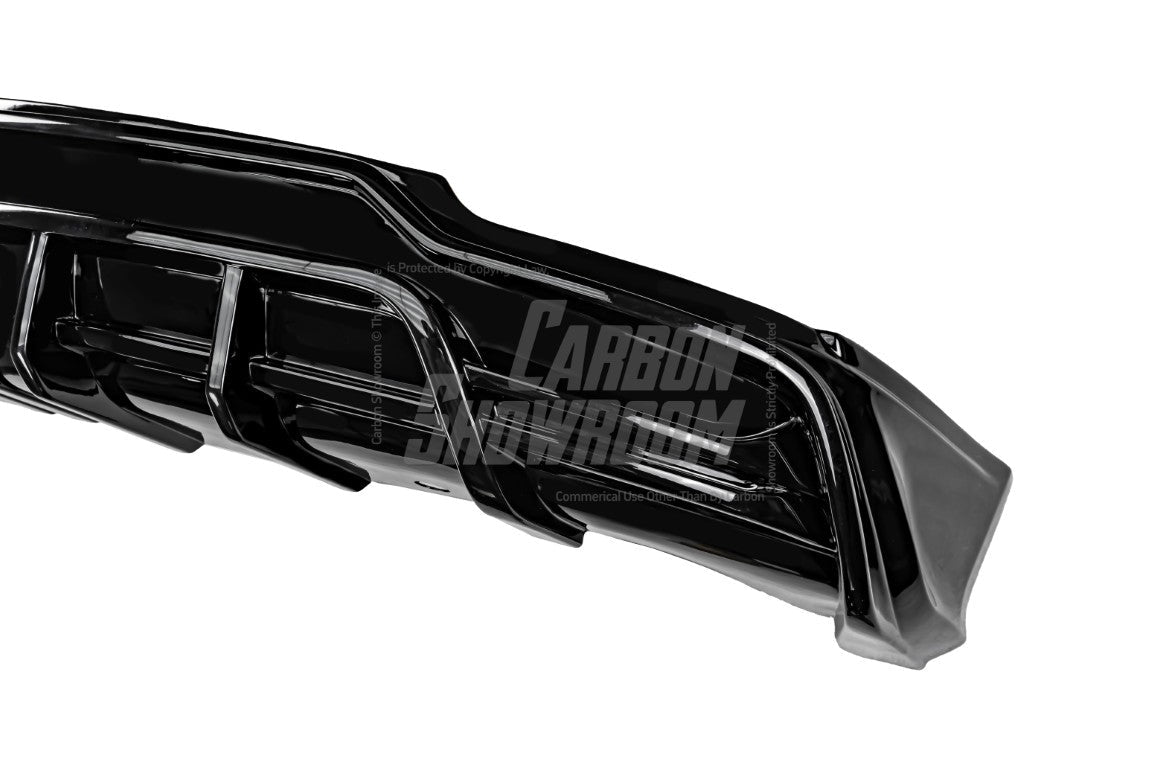Tesla Model 3 / Performance 2017 2018 2019 2020 2021 2022 2023 with Aftermarket Parts - Rear Diffuser PP from Yofer.co