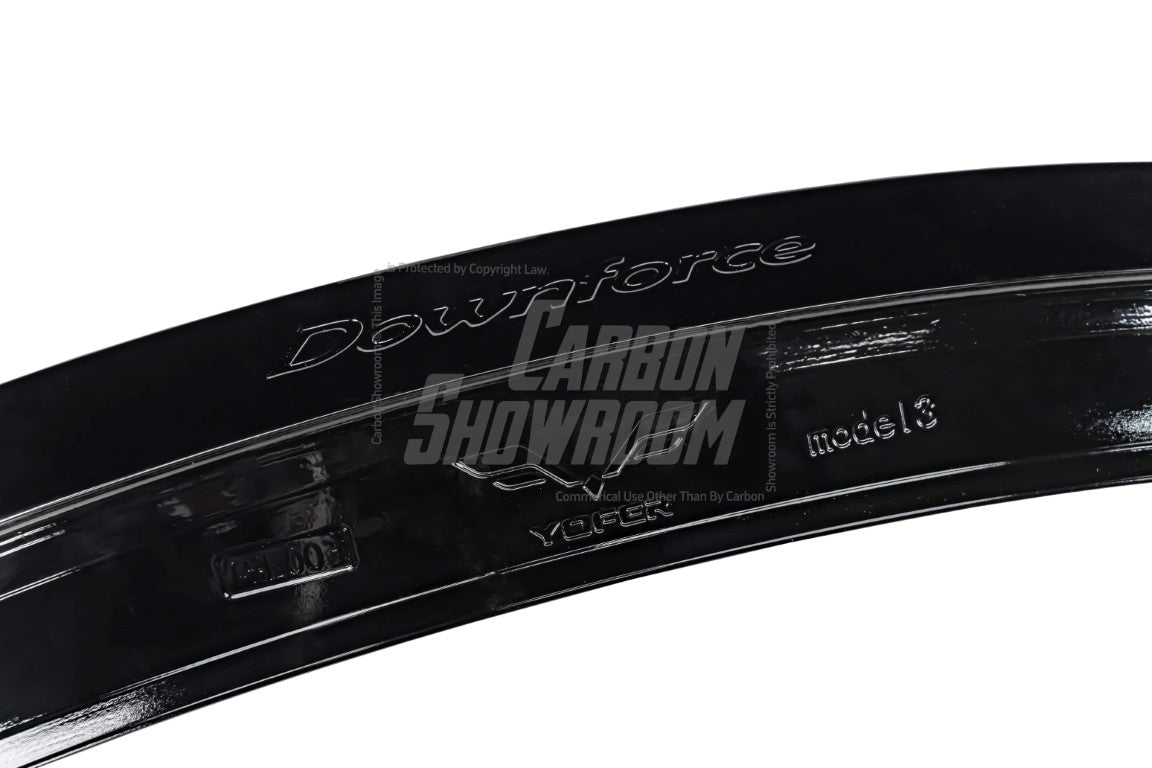 Tesla Model 3 / Performance 2017 2018 2019 2020 2021 2022 2023 with Aftermarket Parts - Rear Spoiler PP from Yofer.co