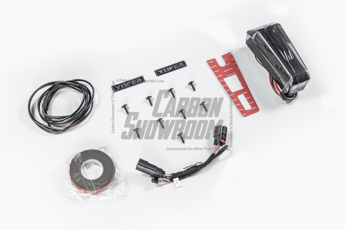 Tesla Model X Performance / Plaid / Standard Range / P100D / P90D / Long Range Plus / Base / 100D / 90D / 75D / 70D 2016-ON with Aftermarket Parts - Rear Diffuser PP from Yofer.co