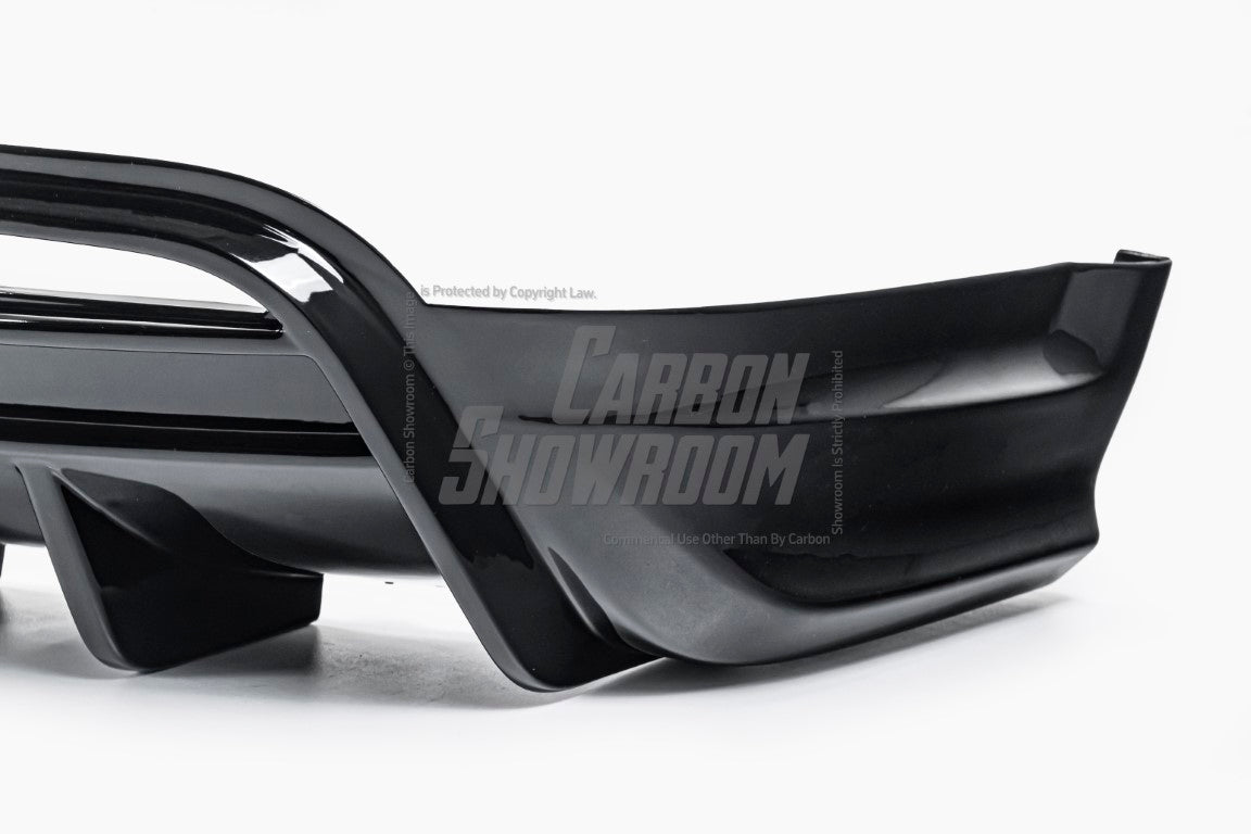 Tesla Model X Performance / Plaid / Standard Range / P100D / P90D / Long Range Plus / Base / 100D / 90D / 75D / 70D 2016-ON with Aftermarket Parts - Rear Diffuser PP from Yofer.co