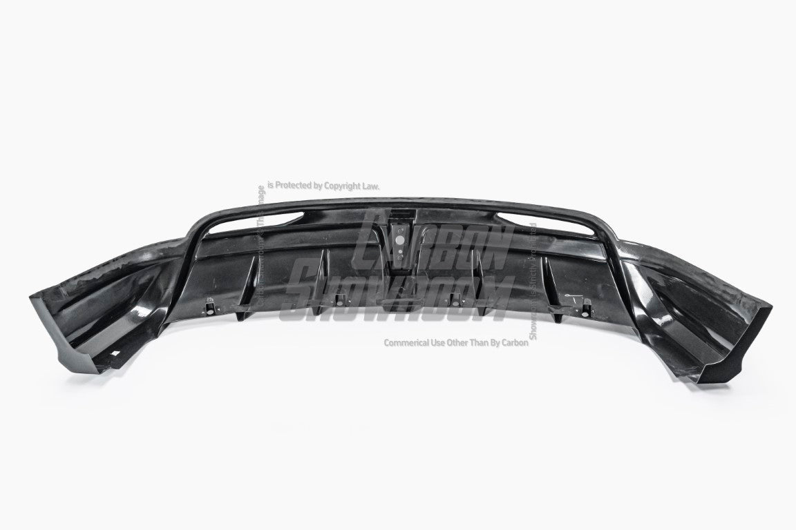 Tesla Model X Performance / Plaid / Standard Range / P100D / P90D / Long Range Plus / Base / 100D / 90D / 75D / 70D 2016-ON with Aftermarket Parts - Rear Diffuser PP from Yofer.co
