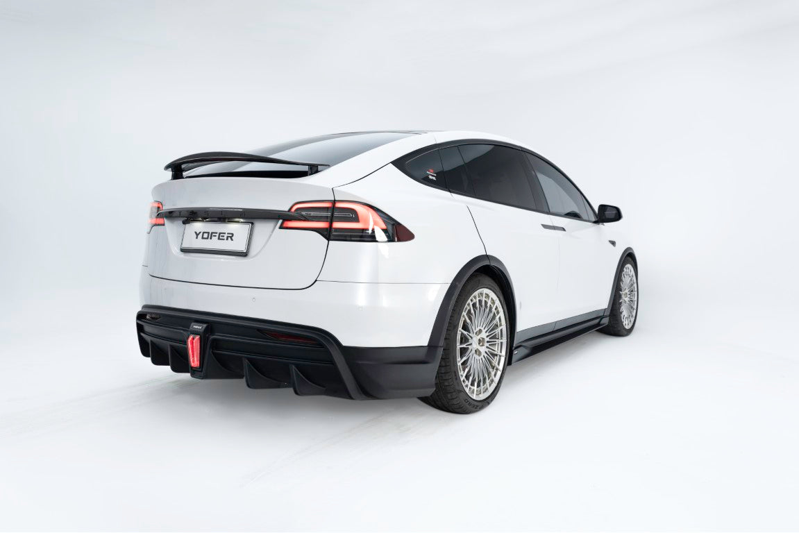 Tesla Model X Performance / Standard Range / P100D / P90D / Long Range Plus / 100D / 90D / 75D / 70D 2016 2017 2018 2019 2020 2021 with Aftermarket Parts - Full Body Kit Package PP from Yofer.co