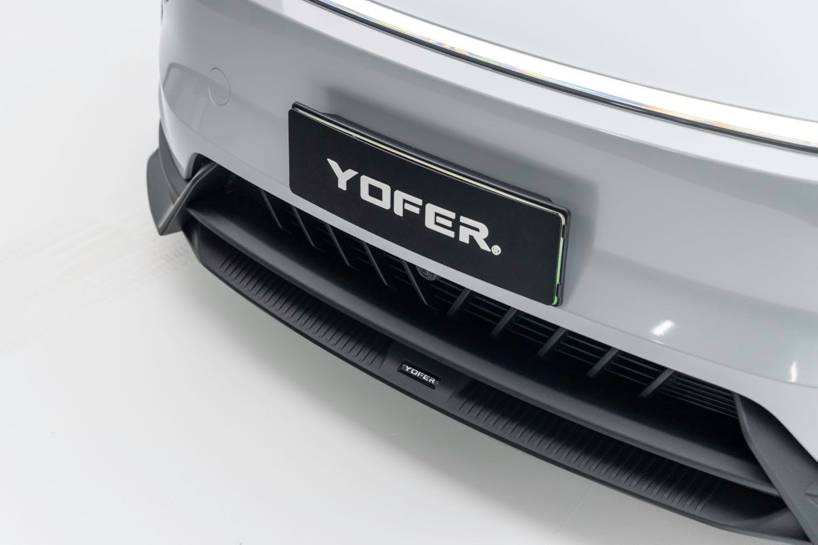 Tesla Model Y Juniper 2026-ON with Aftermarket Parts - Loong Flames Pro Front Lip PP Polypropylene from Yofer.co