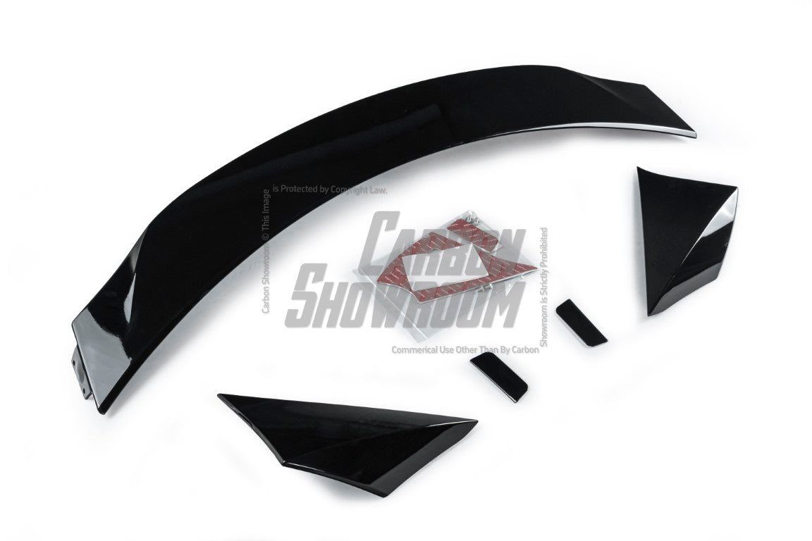 Tesla Model Y Juniper 2026-ON with Aftermarket Parts - Loong Flames Rear Lip Spoiler PP Polypropylene from Yofer.co