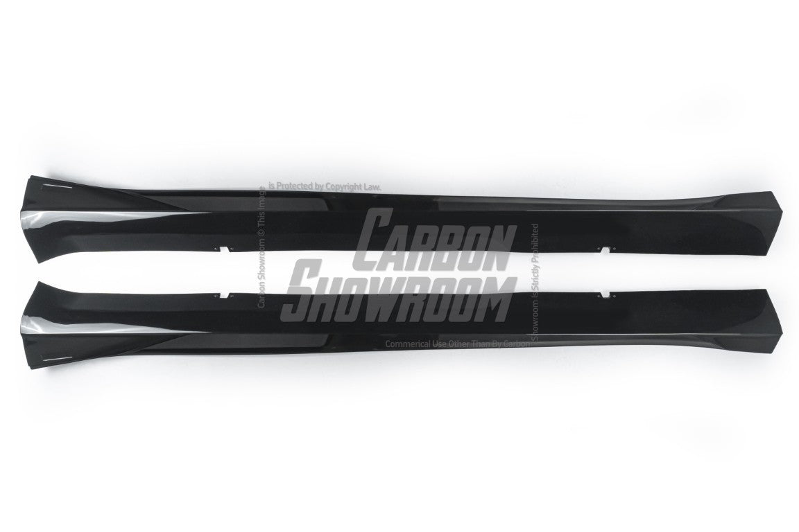 Tesla Model Y Juniper 2026-ON with Aftermarket Parts - Loong Flames Side Skirts PP Polypropylene from Yofer.co