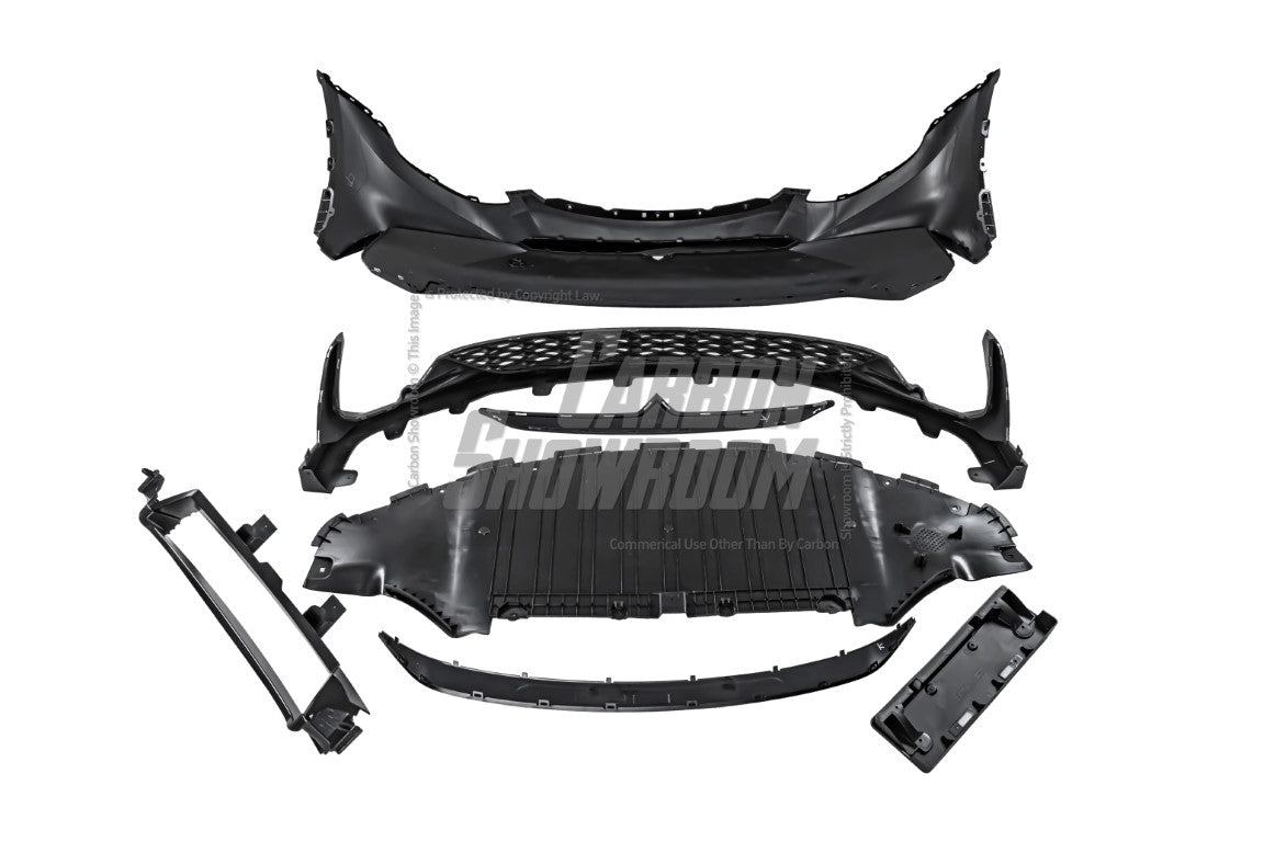 Tesla Model Y / Performance 2021-ON with Aftermarket Parts - Loong Flames Max Front Bumper PP from Yofer.co
