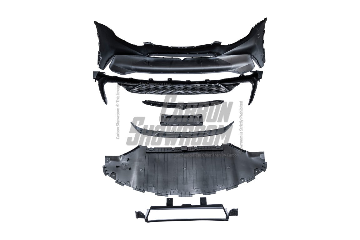 Tesla Model Y / Performance 2021-ON with Aftermarket Parts - Loong Flames Max Front Bumper PP from Yofer.co