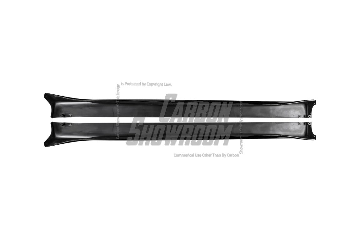 Tesla Model Y / Performance 2021-ON with Aftermarket Parts - Loong Flames Max Side Skirts PP from Yofer.co