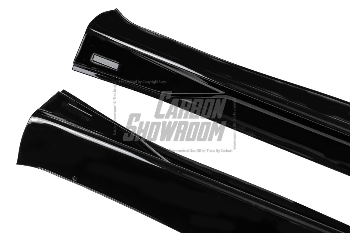 Tesla Model Y / Performance 2021-ON with Aftermarket Parts - Loong Flames Max Side Skirts PP from Yofer.co