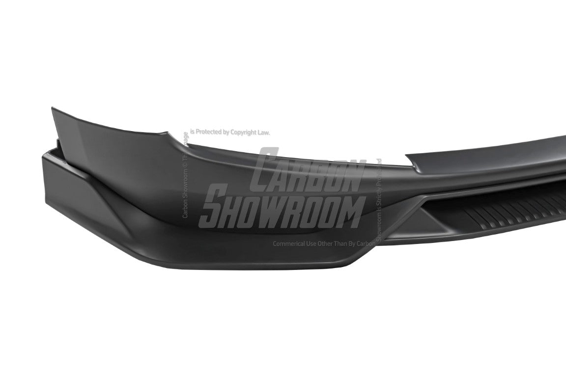 Tesla Model Y / Performance 2021 2022 2023 2024 with Aftermarket Parts - Loong Flames Pro Style Front Lip PP from Yofer.co