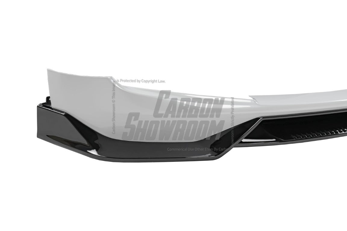 Tesla Model Y / Performance 2021 2022 2023 2024 with Aftermarket Parts - Loong Flames Pro Style Front Lip PP from Yofer.co