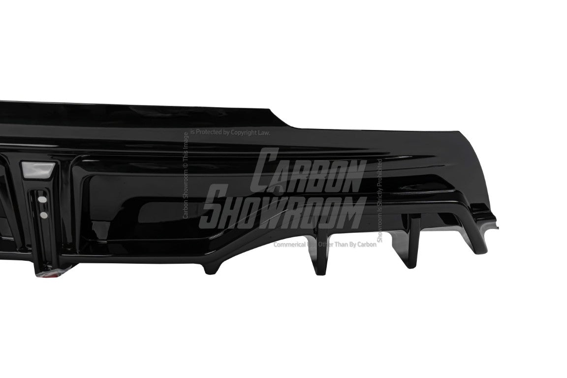 Tesla Model Y / Performance 2021 2022 2023 2024 with Aftermarket Parts - V2 Rear Diffuser PP from Yofer.co