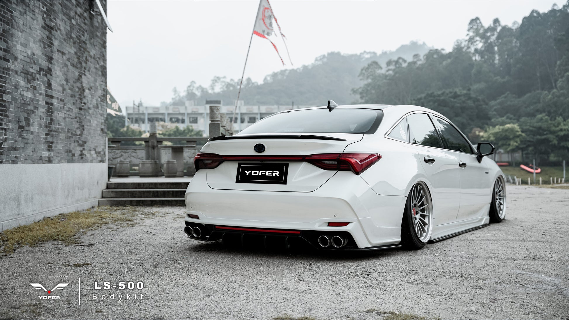 Toyota Avalon 5th Gen XX50 2019 2020 2021 2022 with Aftermarket Parts - Full Body Kit PP Polypropylene from Yofer.co