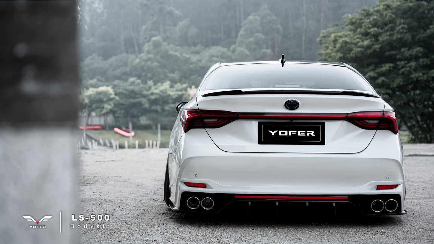 Toyota Avalon 5th Gen XX50 2019 2020 2021 2022 with Aftermarket Parts - Full Body Kit PP Polypropylene from Yofer.co