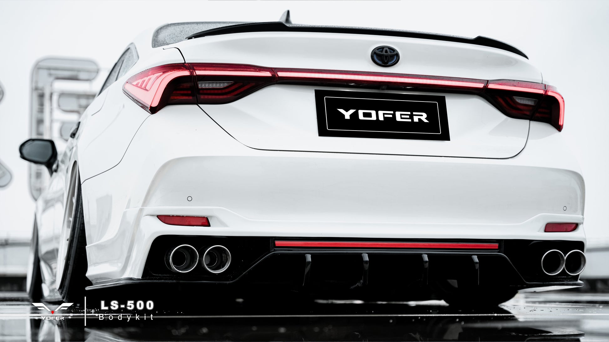 Toyota Avalon 5th Gen XX50 2019 2020 2021 2022 with Aftermarket Parts - Full Body Kit PP Polypropylene from Yofer.co
