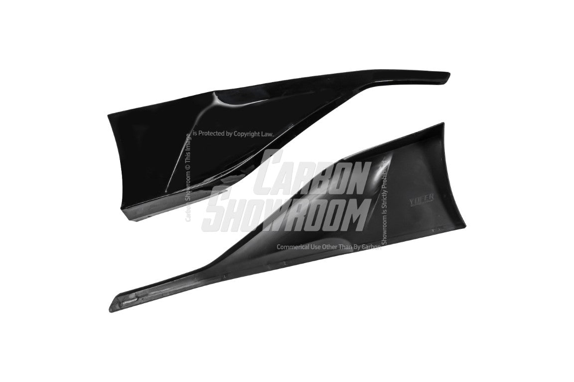 Toyota Camry 8th Gen XV70 LE XLE 2018-2024 with Aftermarket Parts - Rear Diffuser & Canards PP from Yofer.co