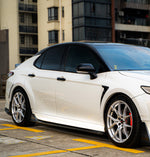 Toyota Camry 8th Gen XV70 TRD SE XSE LE XLE 2018-2024 with Aftermarket Parts - Side Skirts PP from Yofer.co