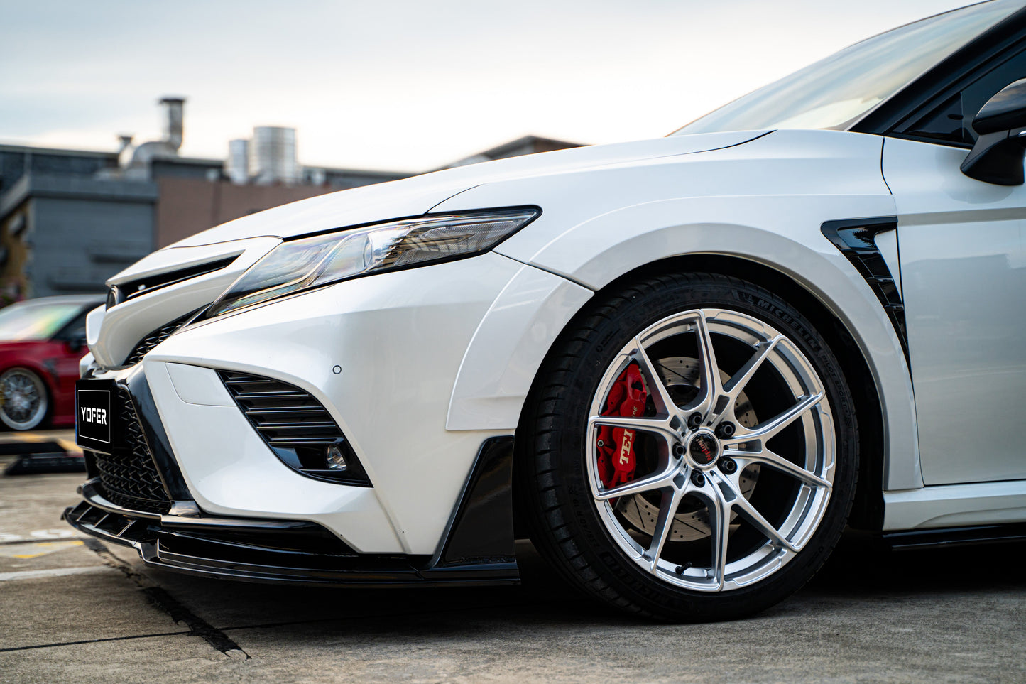 Toyota Camry 8th Gen XV70 TRD SE XSE LE XLE 2018-2024 with Aftermarket Parts - Widebody Wheel Arches PP from Yofer.co
