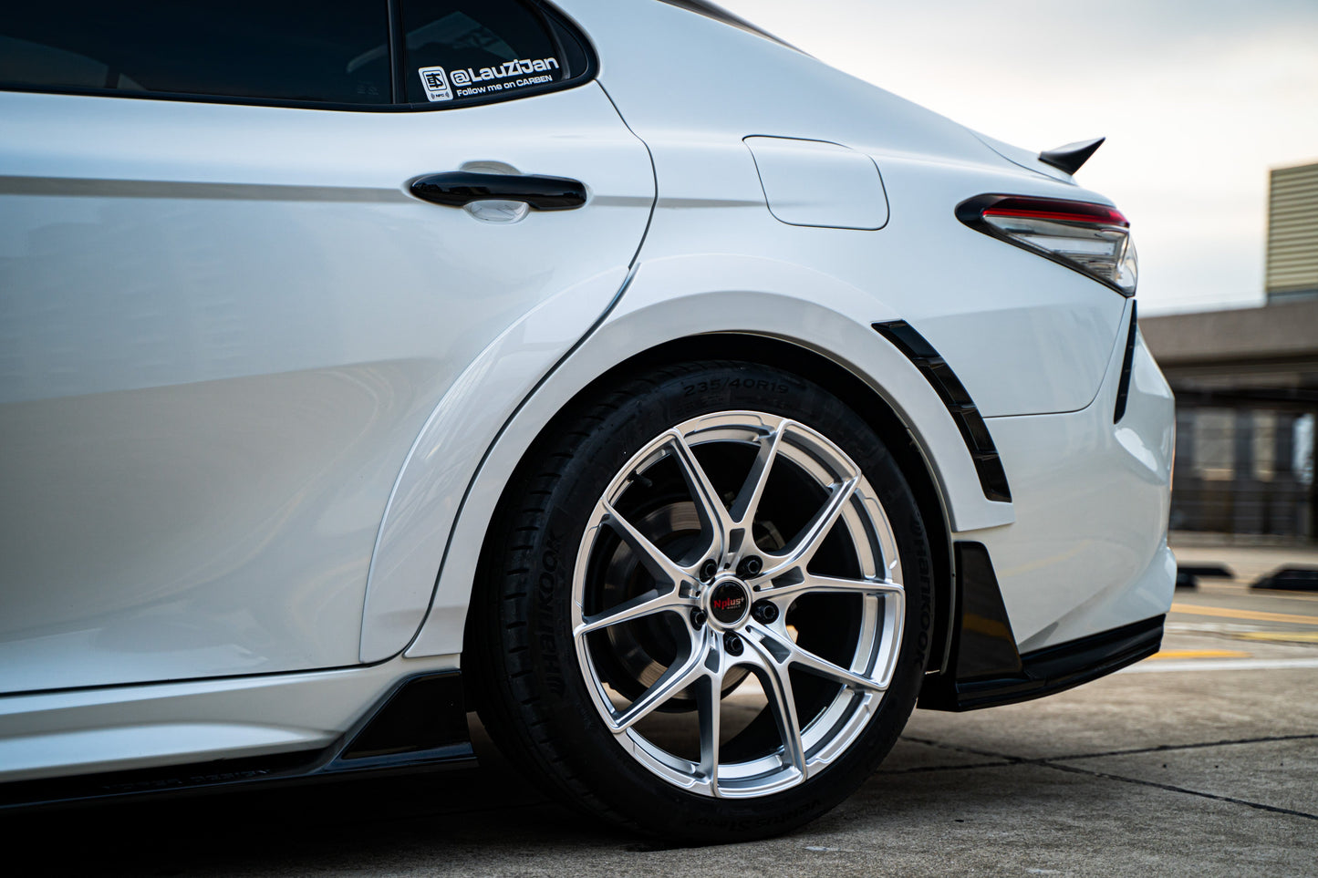 Toyota Camry 8th Gen XV70 TRD SE XSE LE XLE 2018-2024 with Aftermarket Parts - Widebody Wheel Arches PP from Yofer.co