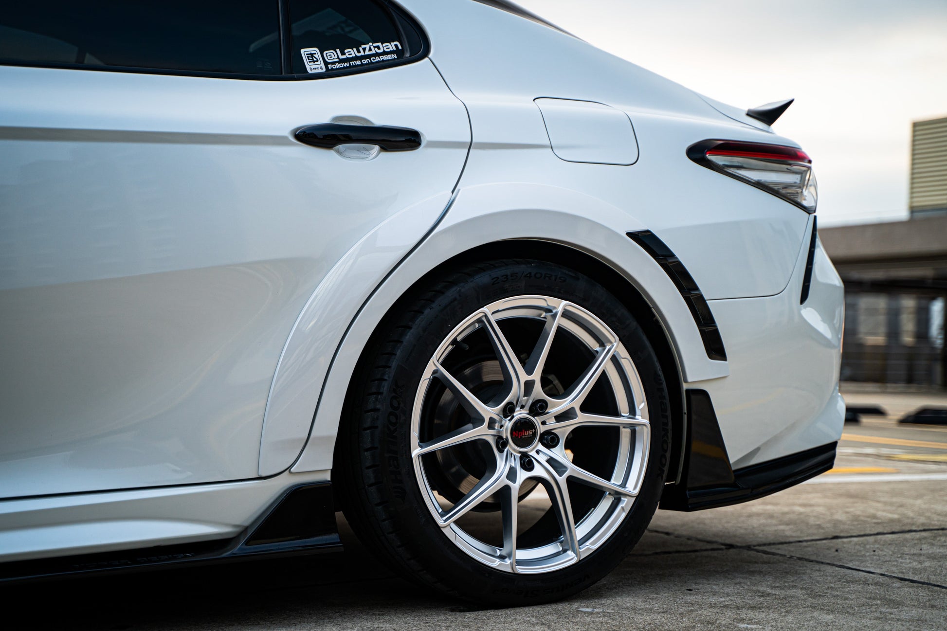 Toyota Camry 8th Gen XV70 TRD SE XSE LE XLE 2018-2024 with Aftermarket Parts - Widebody Wheel Arches PP from Yofer.co