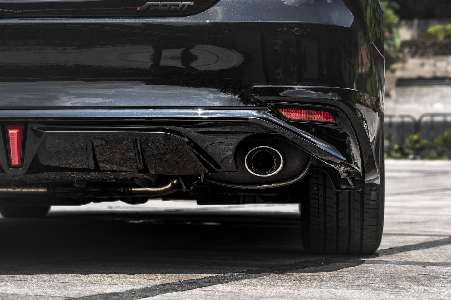 Toyota Camry 8th Gen XV70 LE XLE 2018-2024 with Aftermarket Parts - Rear Diffuser & Canards PP from Yofer.co