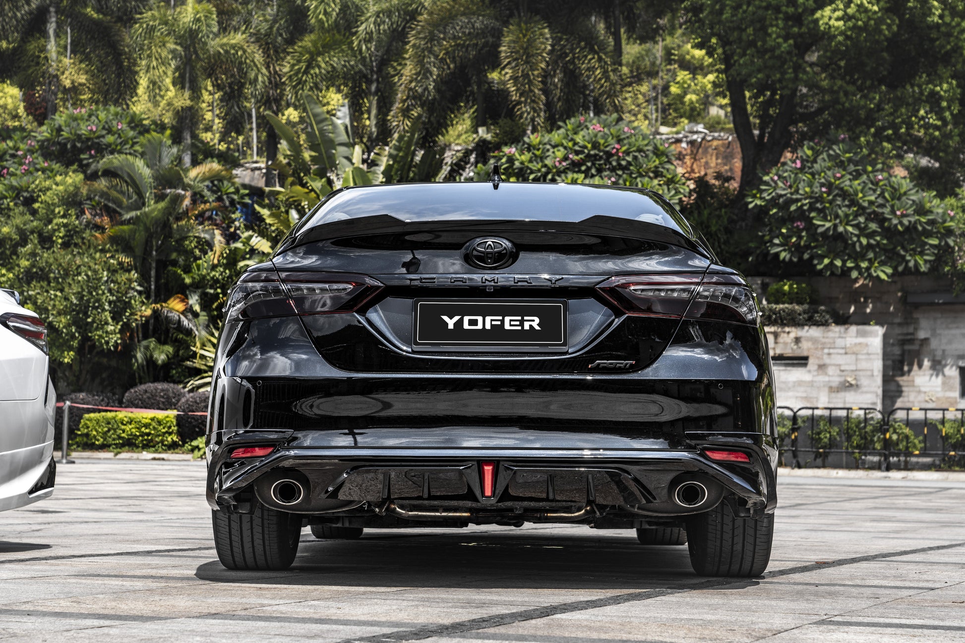 Toyota Camry 8th Gen XV70 TRD SE XSE LE XLE 2018-2024 with Aftermarket Parts - V2 Style Rear Spoiler ABS from Yofer.co