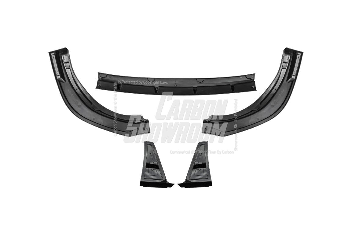 Toyota Camry 8th Gen XV70 SE XSE 2018-2020 with Aftermarket Parts - V1 Style Front Lip Splitter PP from Yofer.co