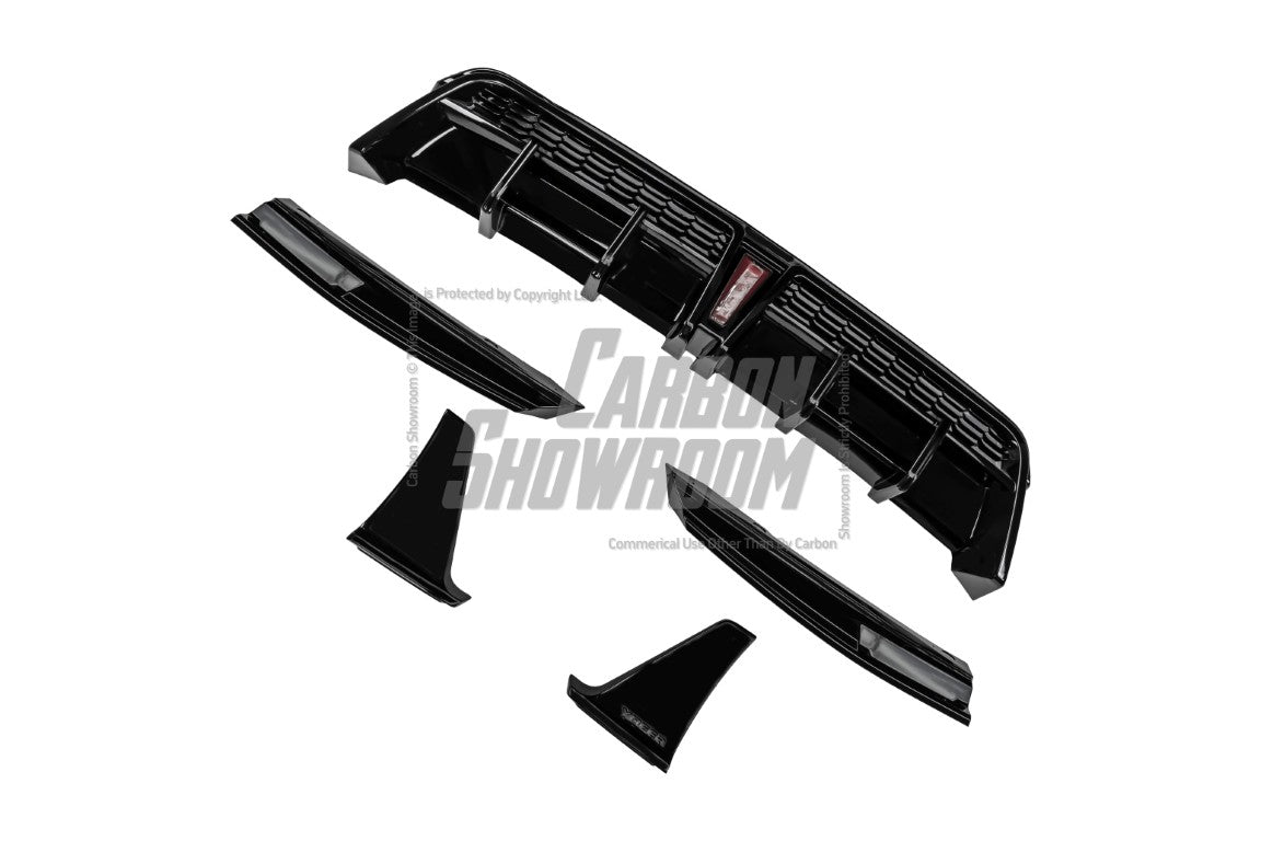 Toyota Camry 8th Gen XV70 SE XSE 2018-2024 with Aftermarket Parts - V1 Style Diffuser & Canards PP from Yofer.co