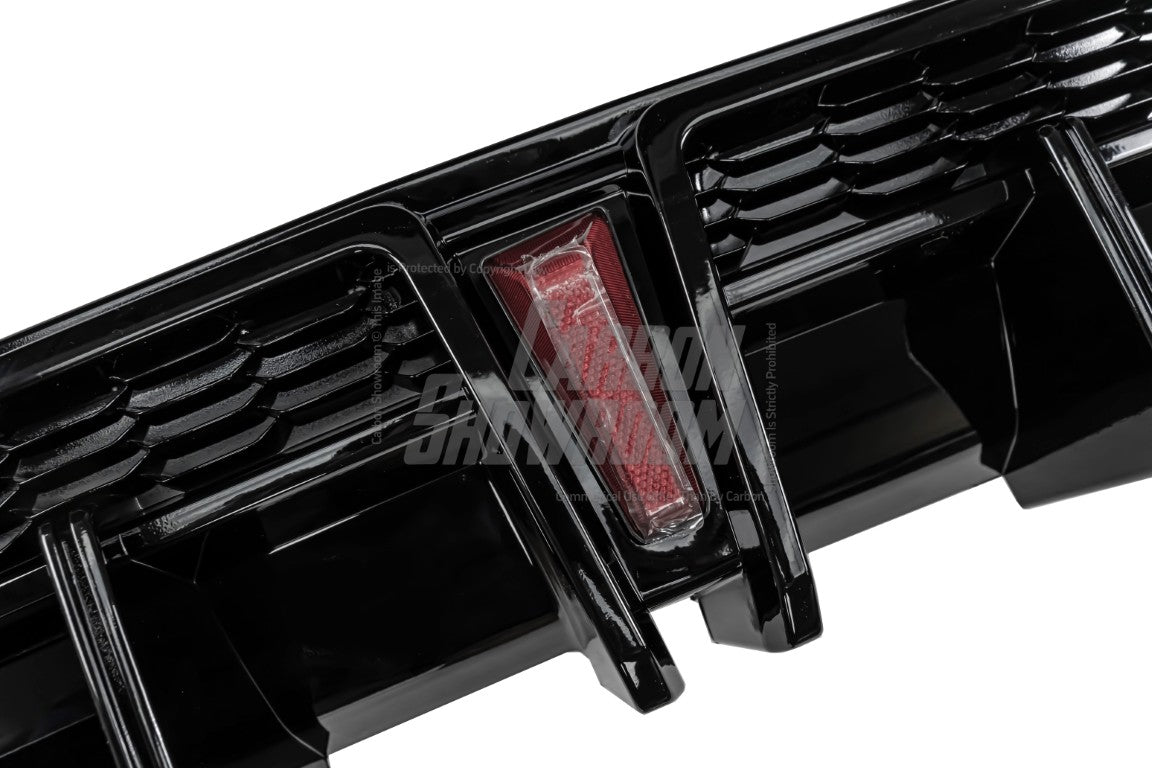 Toyota Camry 8th Gen XV70 SE XSE 2018-2024 with Aftermarket Parts - V1 Style Diffuser & Canards PP from Yofer.co