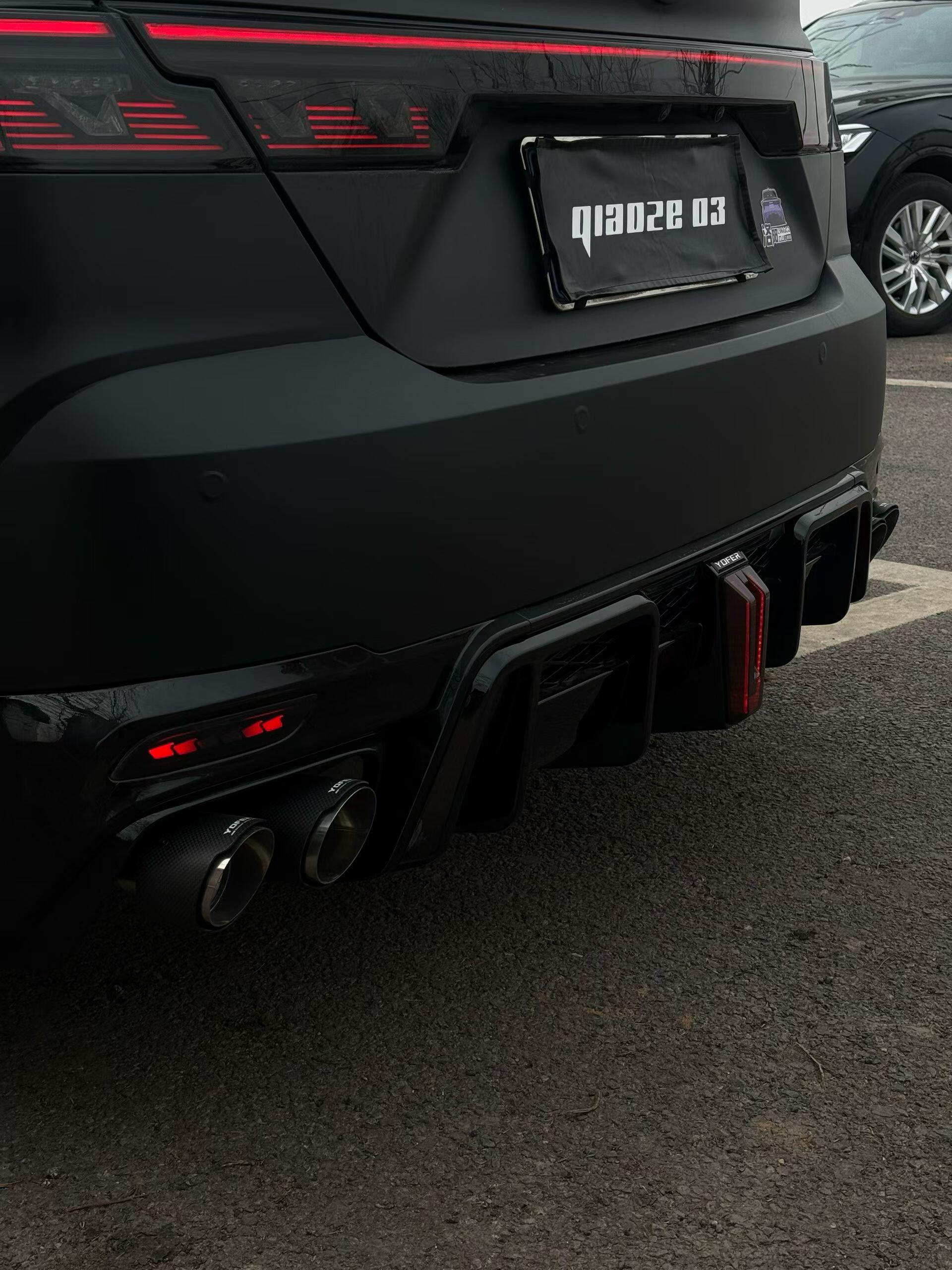 Toyota Camry XV80 9th Gen XSE SE XLE LE 2025-ON with Aftermarket Parts - Rear Diffuser PP Polypropylene from Yofer.co