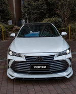 Toyota Avalon 5th Gen XX50 2019-2022 with Aftermarket Parts - Front Lip Splitter PP from Yofer.co
