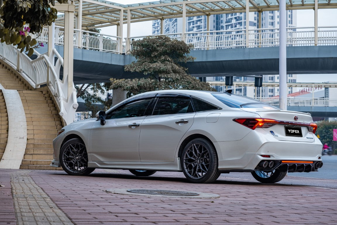 Toyota Avalon 5th Gen XX50 2019-2022 with Aftermarket Parts - Rear Diffuser & Canards PP from Yofer.co