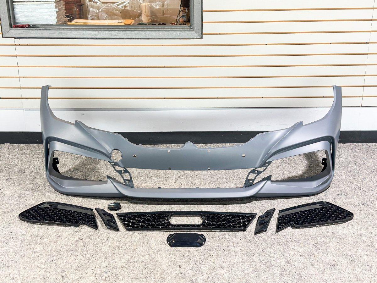 BMW 3 Series M340i 330i G20 G21 Pre-LCI 2019 2010 2021 2022 with Aftermarket Parts - Front Bumper & Lip PP from Yofer.co