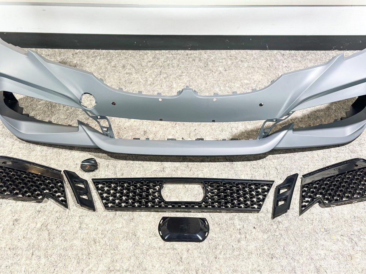 BMW 3 Series M340i 330i G20 G21 Pre-LCI 2019 2010 2021 2022 with Aftermarket Parts - Front Bumper & Lip PP from Yofer.co
